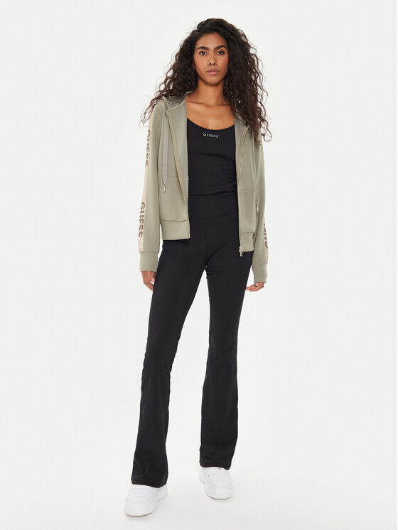 Guess Guess Felpa W4YQ22 KBYE2 Verde Regular Fit
