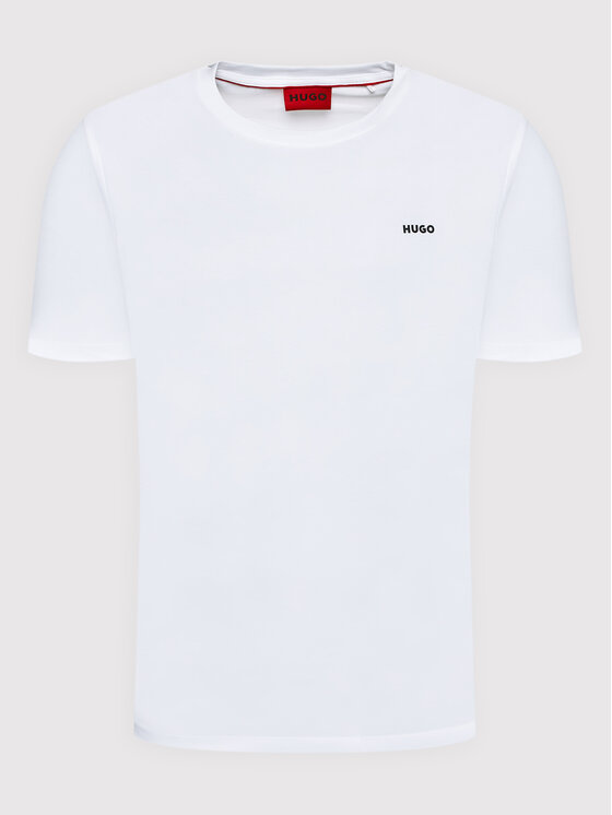 HUGO Hugo Tričko Dero222 50466158 Biela Regular Fit