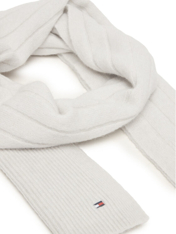 Tommy Hilfiger Tommy Hilfiger Šallīte Flag Fluffy AW0AW17787 Pelēks