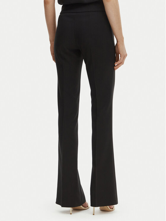 Rinascimento Rinascimento Текстилни панталони CFC0127876003 Черен Slim Fit