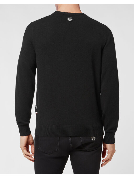 PHILIPP PLEIN PHILIPP PLEIN S dlhými rukávmi 1637 Čierna Regular Fit