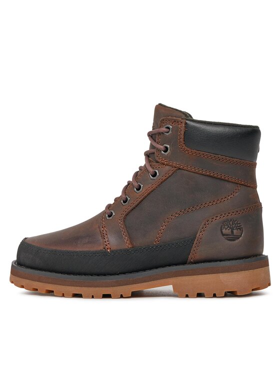 Timberland Timberland Pohodni čevlji Courma Kid Boot W/ Rand TB0A5XHN9311 Rjava
