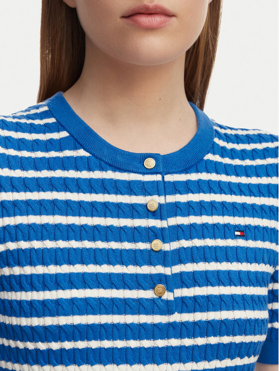Tommy Hilfiger Tommy Hilfiger Maglione WW0WW49613 Blu Slim Fit