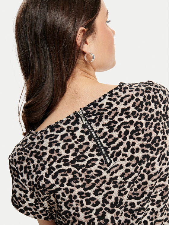 ONLY ONLY Bluzka Vic 15161116 Brązowy Regular Fit