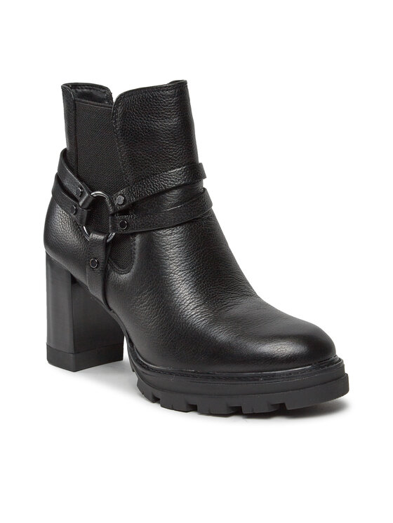 Tamaris Tamaris Kotníková obuv s elastickým prvkem 1-25046-41 Černá