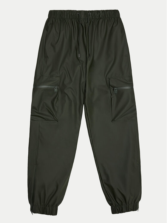 Rains Rains Pantaloni antipioggia Cargo Rain Pants Regular W3 18850 Verde Regular Fit