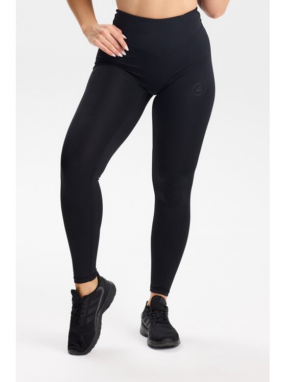 ROUGH RADICAL ROUGH RADICAL Legginsy PURE FLOW LONG Czarny Slim Fit