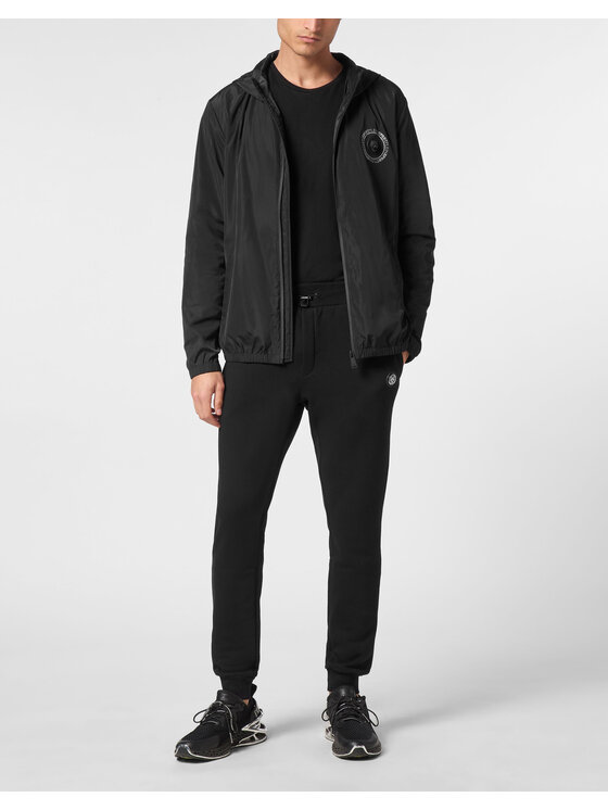 Plein Sport Plein Sport Giacca a vento 14217 Nero Regular Fit