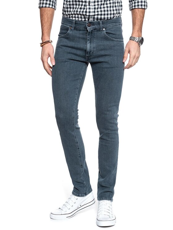 Wrangler Wrangler Jeansy LARSTON Niebieski Slim Fit
