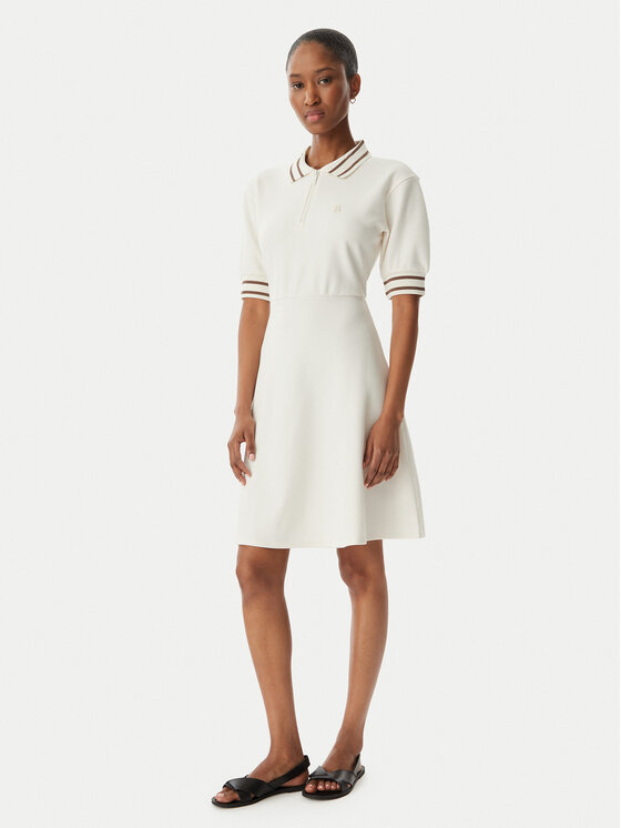 Armani Exchange Armani Exchange Kleid für den Alltag XW001739 AF13401 U1003 Creme Regular Fit