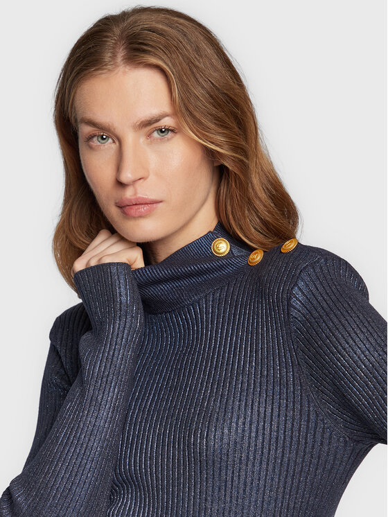 Dolcevita 2BGR15 5714Z Blu scuro Slim Fit