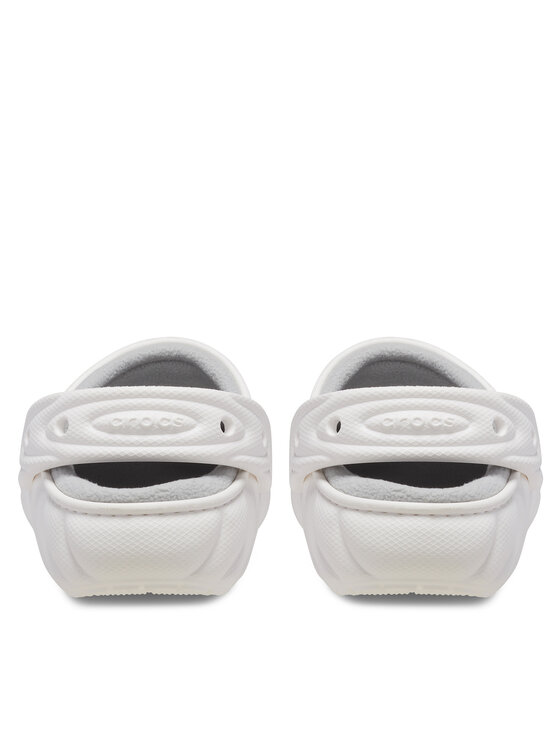 Crocs Crocs Şlapi Classic Lined Overpuff Clog 210059 Alb