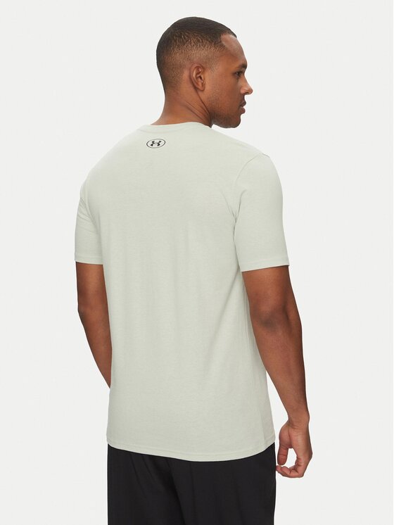 Under Armour Under Armour Majica Strip Logo 1390203 Écru Relaxed Fit