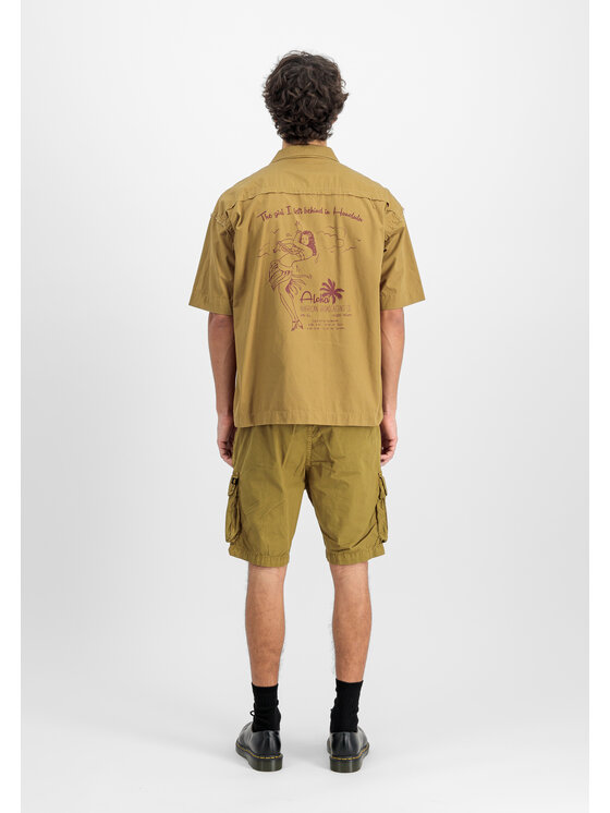 Alpha Industries Alpha Industries Szorty Aloha Safari Short Beżowy Regular Fit