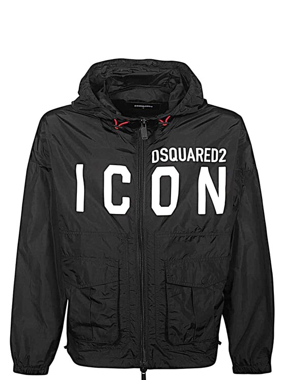 Dsquared2 Dsquared2 Μπουφάν μεταβατικό S79AM0038 Μαύρο Regular Fit