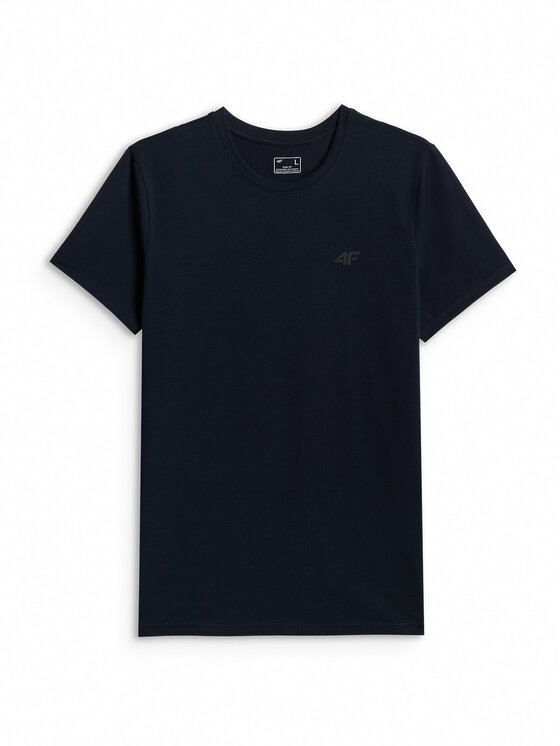 4F 4F T-Shirt NOS Granatowy Slim Fit