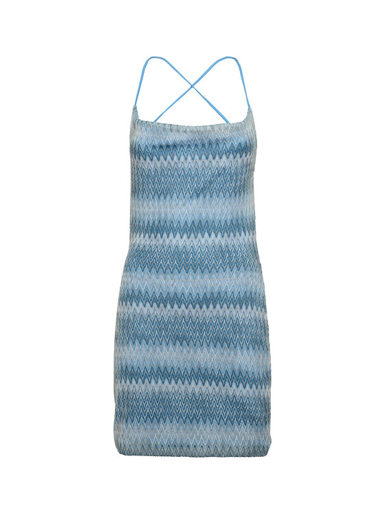 ACANFORA ACANFORA Sukienka wieczorowa SAA10335-BLU Niebieski Regular Fit