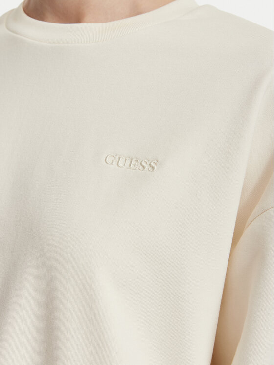Guess Guess Bluza V6YQ10 K4291 Kremowy Regular Fit