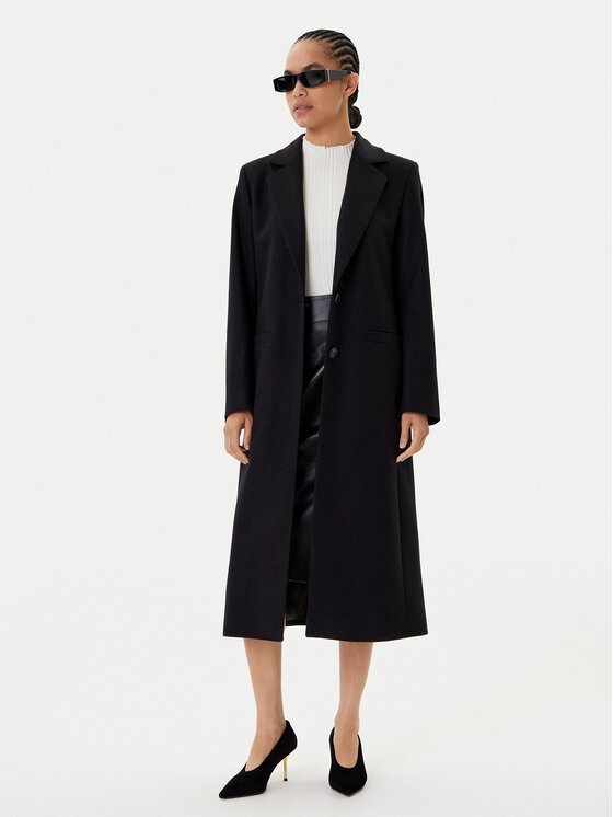 HUGO HUGO Cappotto di lana Mojeni 50547691 Nero Regular Fit