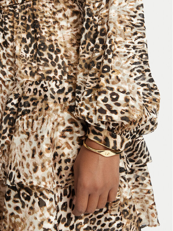 Guess Guess Коктейльна сукня W6BK42 W4225 Коричневий Regular Fit