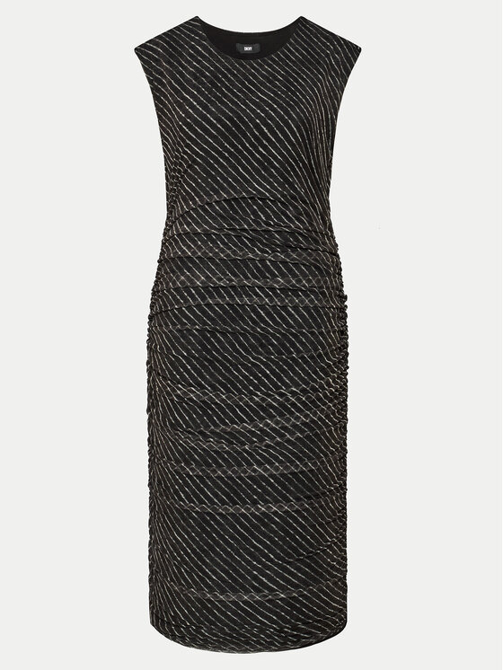 DKNY DKNY Kokteilinė suknelė P4ADEWPO Juoda Regular Fit