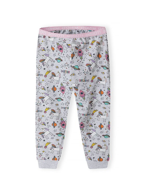 minoti minoti Piżama 16pj 2 Szary Loose Fit