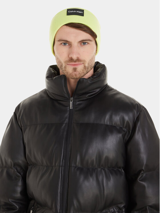 Calvin Klein Calvin Klein Căciulă Fine Cotton Rib Beanie K50K510986 Verde