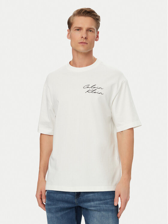 Calvin Klein Jeans Calvin Klein Jeans T-Shirt LV04RE828G Weiß Regular Fit