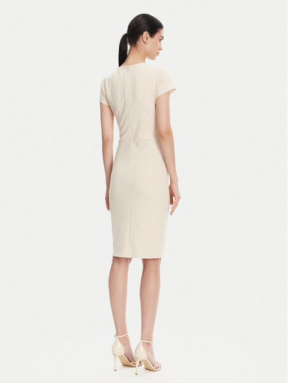 Rinascimento Rinascimento Kokteilikleit CFC0123774003 Beež Regular Fit