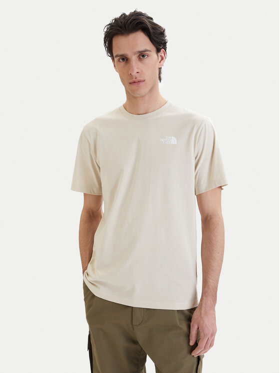 The North Face The North Face Tricou NSE Box NF0A8GV2 Bej Regular Fit