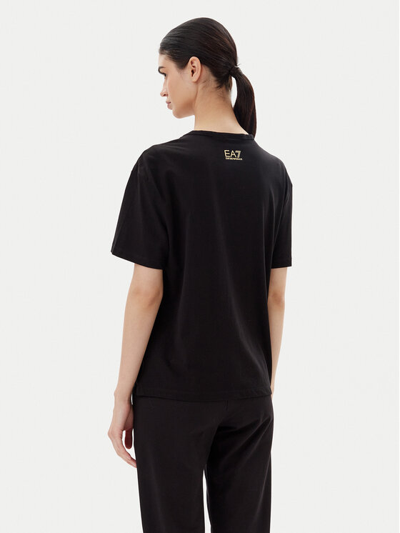 EA7 Emporio Armani EA7 Emporio Armani Majica 7W000098 AF12503 MC004 Črna Loose Fit