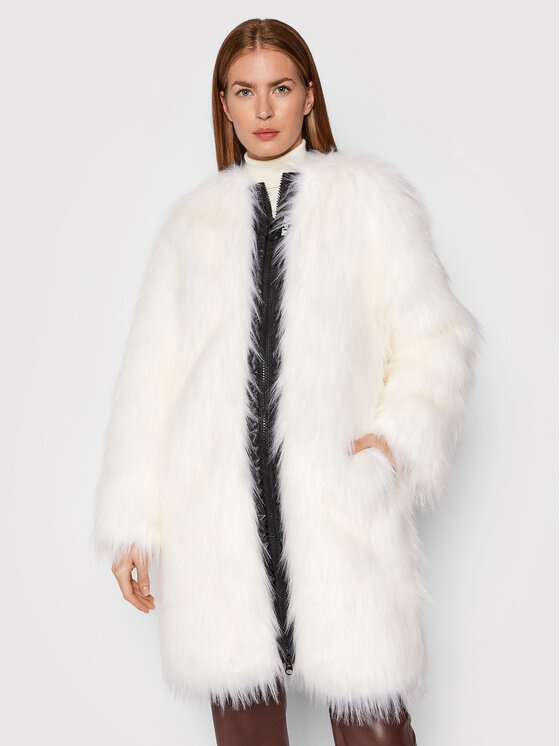 Ice Play Ice Play Futro 21I U2M0 NZ11 6805 1101 Biały Regular Fit