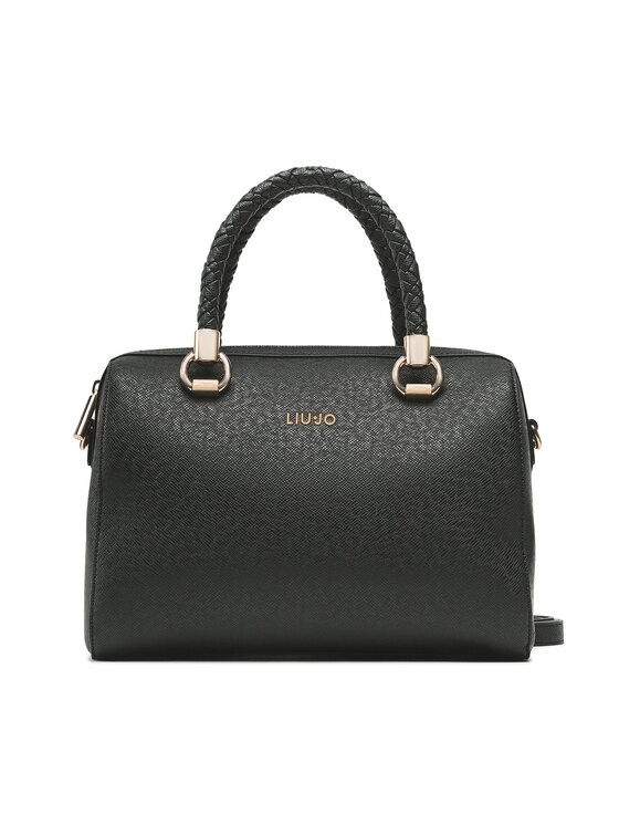 Damska Torebka Liu Jo, Czarna, M Satchel AXX011 E0087
