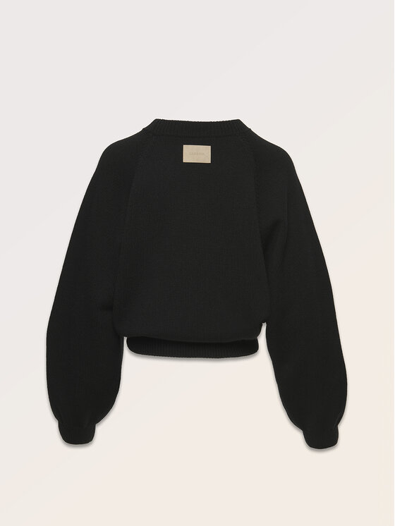 La Mania La Mania Sweter CURTSY Czarny Classic Fit