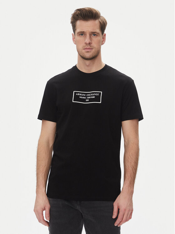 Armani Exchange Tričko XM000552 AF10356 UC001 Čierna Regular Fit