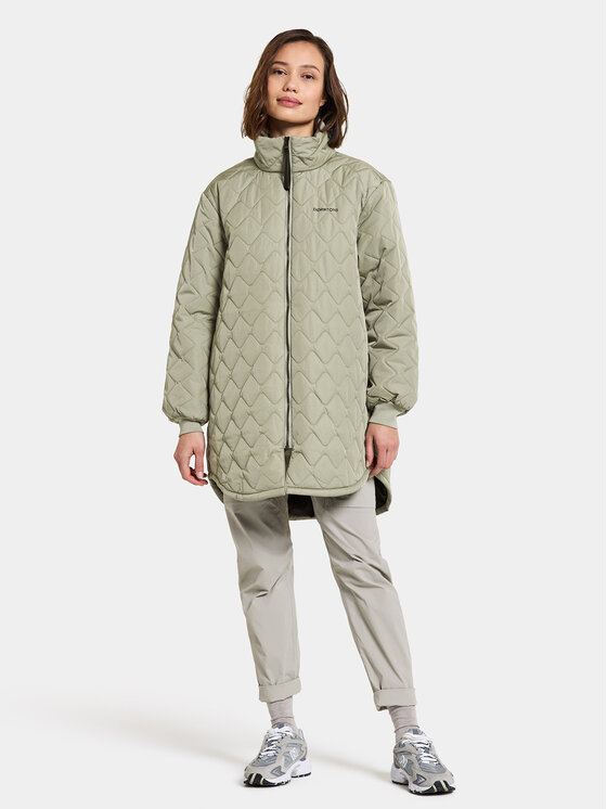 Didriksons Didriksons Zimný kabát Gabbi 505048 Zelená Regular Fit