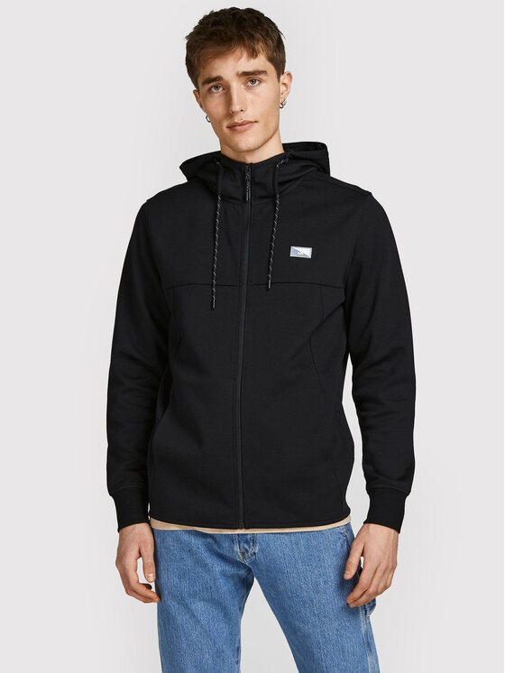 Jack&Jones Mikina Air 12204926 Čierna Regular Fit