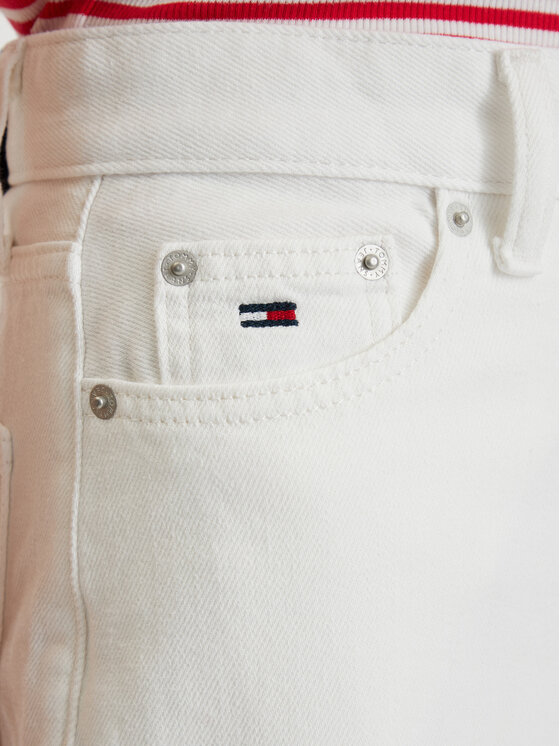 Tommy Jeans Tommy Jeans Džinsi DW0DW22648 Balts Straight Leg