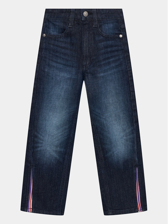 United Colors Of Benetton Blugi 4EJVCE01X Bleumarin Straight Fit