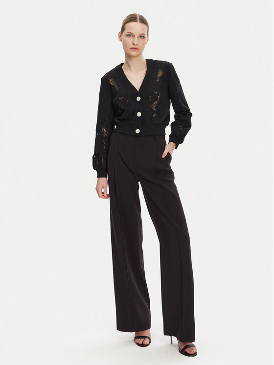 Guess Guess Kardigan W5GQ11 KCWY1 Crna Regular Fit
