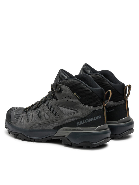 Salomon Salomon Bakancs X Ultra 360 Leather Mid Gore-Tex L47570800 Fekete