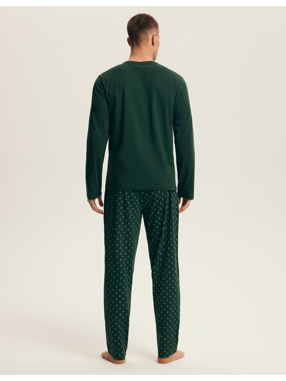 Henderson Henderson Piżama 43478 Zielony Regular Fit