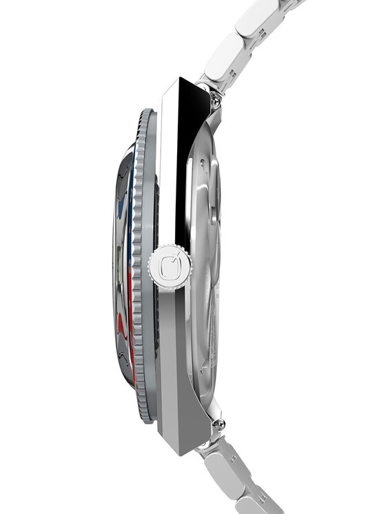 Timex Timex Pulkstenis Timex x Peanuts® Q Timex® GMT TW2W83300 Daudzkrāsains