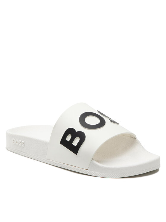 BOSS Boss Šlepetės Bay 50471271 10242218 01 Balta