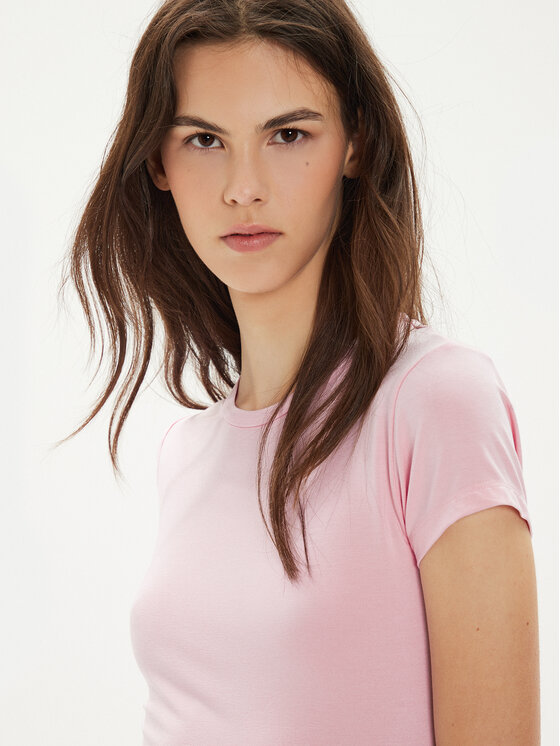 Gina Tricot Gina Tricot Футболка 21287 Рожевий Slim Fit