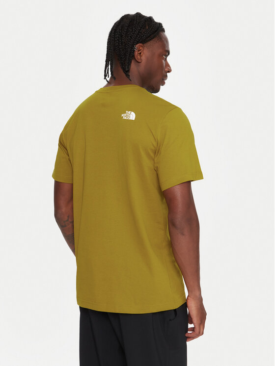 The North Face The North Face T-Shirt Simple Dome NF0A87NG Žlutá Regular Fit