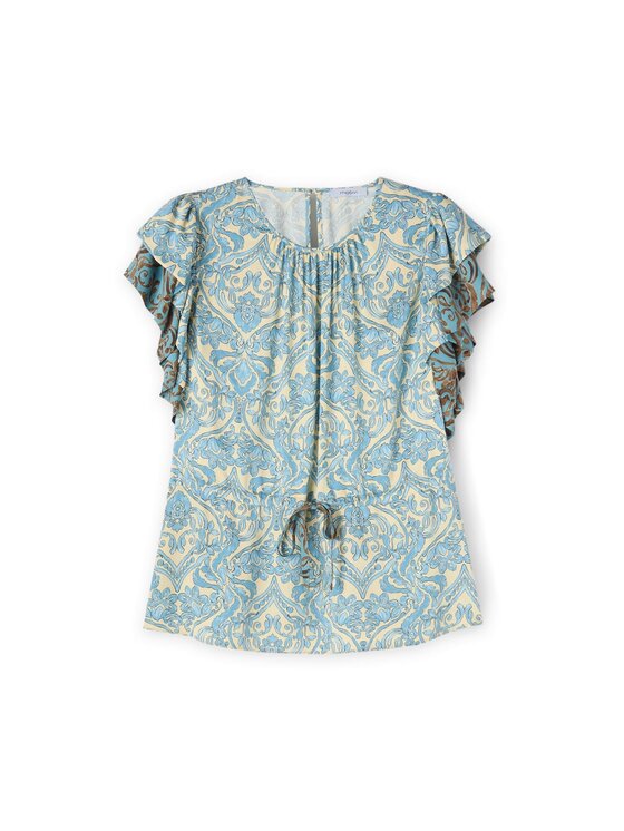 Motivi Motivi Blusa 2688W000738N0R4 Turchese Regular Fit