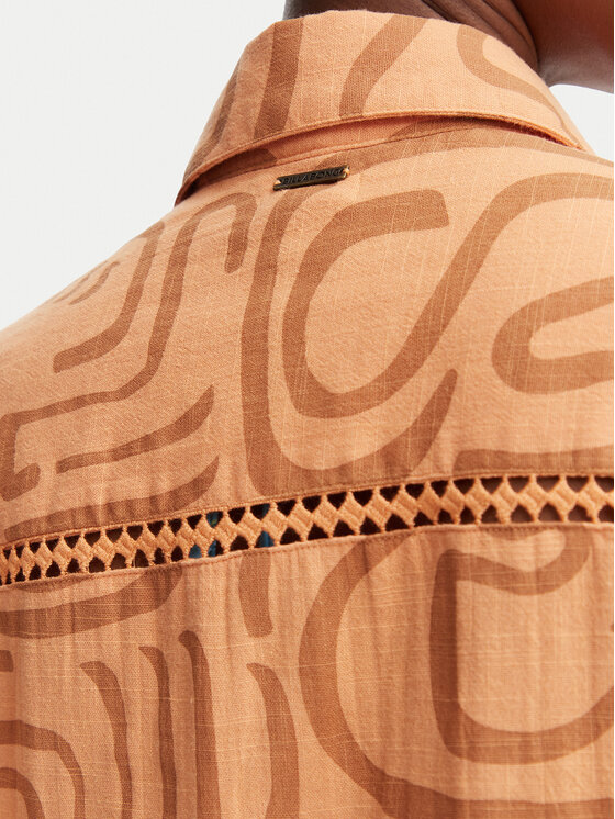 Billabong Billabong Särk Summers End EBJWT00126 Oranž Oversize