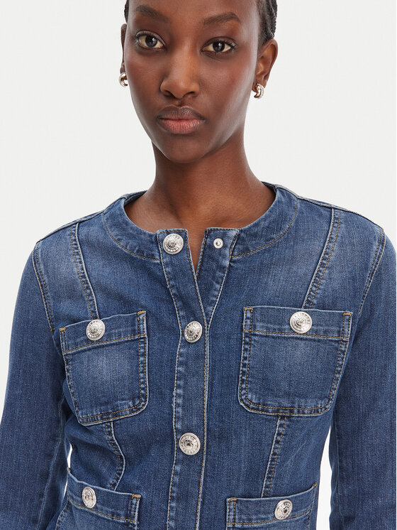 Liu Jo Liu Jo Jeansová bunda UA6260 D0275 Modrá Regular Fit