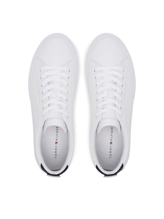 Tommy Hilfiger Tommy Hilfiger Sneakers Th Hi Vulc Street Lth Patch FM0FM05312 Alb